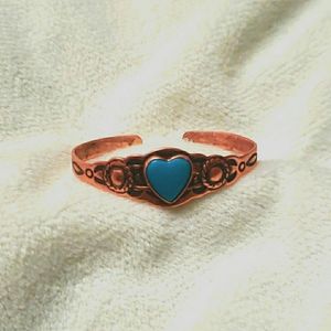 Copper child's adjustable cuff bracelet